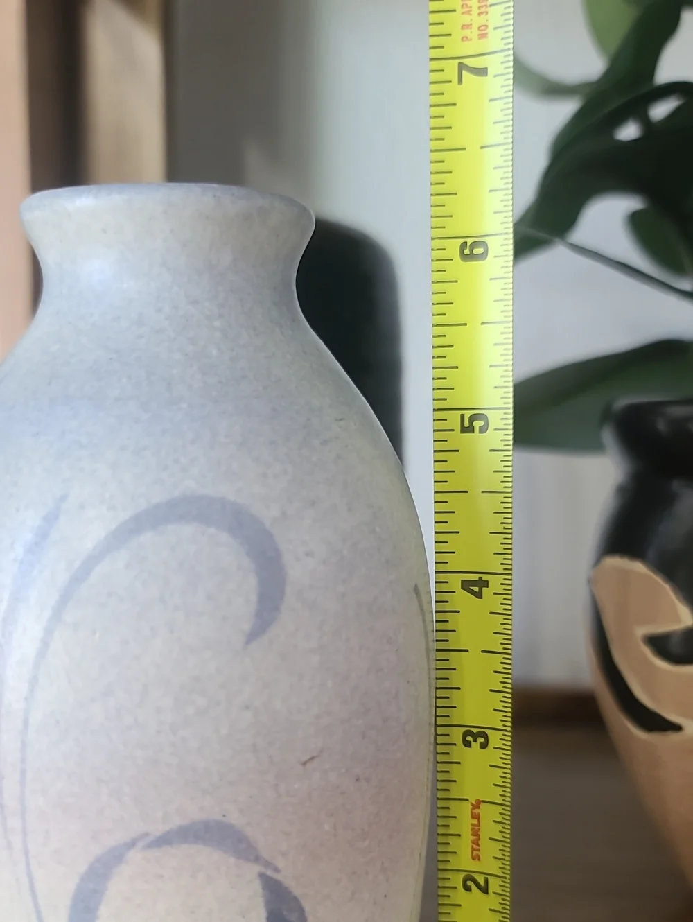 Westlin Studio  Ceramic Vase with Subtle Floral Detail